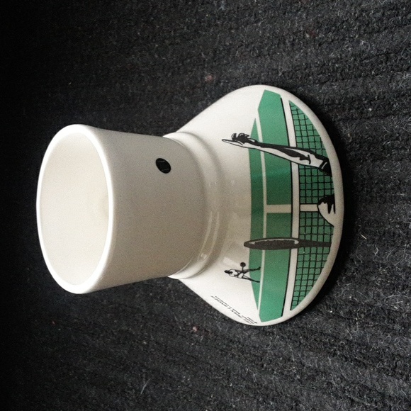 1989 FELTMAN LANGER Mug with Tennis Designs. - Picture 9 of 9